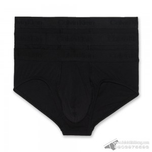Quần lót nam Calvin Klein NB3059 CK Black Standards Cotton Hip Brief 3-pack Black